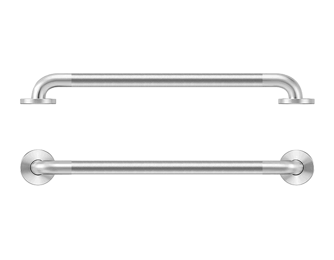 42″ Brushed & Peened Grab Bar